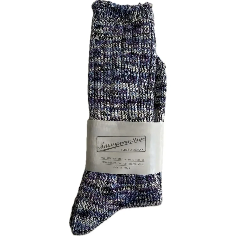 Anonymous ISM Socks Crew Made in Japan Cashmere Blend One Size Fits Most